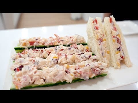 '두부샐러드'로 이렇게 샐러드도 먹고 샌드위치도 드세요~👍🏻