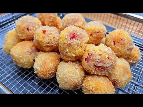 방울토마토를 이렇게 튀겼더니 맛있다고 난리났어요