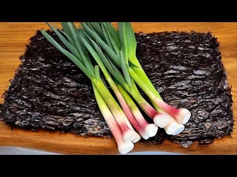 풋마늘과 김이 있다면 이렇게 무쳐보세요 입에 짝짝 붙습니다