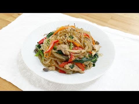 볶지 않고 쉽게 잡채 만들기 ( japchae )