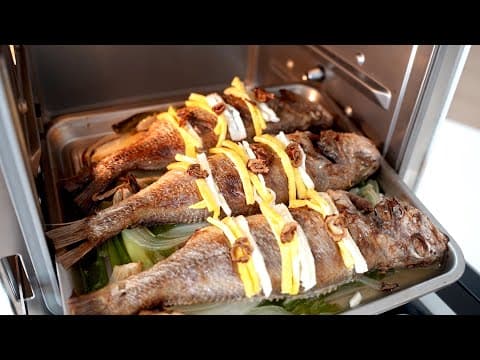 명절 조기구이 기름 튈 걱정 NO! 냄새 걱정 NO! 비린내 걱정 NO! 에어프라이어로 간단하게 구우세요.