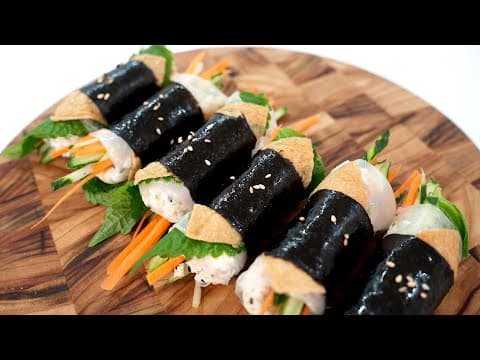 밥 대신 두부로 여름에 살 찔 걱정 없는 꼬마김밥👍 거기에 유부로 맛까지 살렸어요