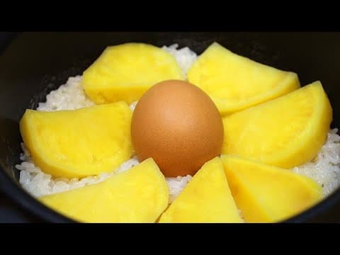 밥솥에 감자와 계란을 넣으세요 가족들이 요즘 이것만 찾아요