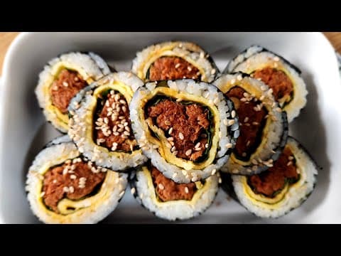 참치김밥 이제 마요네즈❌말고 “이것” 넣어 만들어요💥만능 소스 하나면 인기만점 김밥이 탄생합니다💯