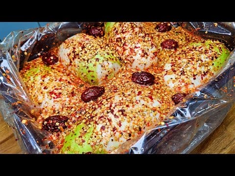 무짠지 담그는 기발한 비법 "이걸" 넣었습니다