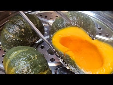 초간단 단호박, 풋내 1도 없이 찌는 비법