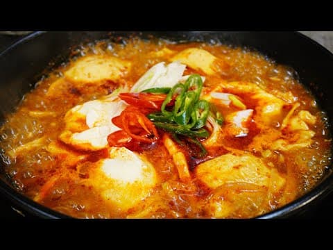 몸이 확 풀려요! 부들부들~[얼큰순두부탕] 왜 이렇게 맛있냐며 식구들이 또 해달래요❤️