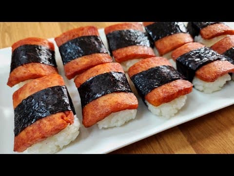 스팸 다 꺼내주세요💥쉽고 간단한데 너무 맛있는 스팸초밥💯비밀은 초밥 배합초에 있어요~