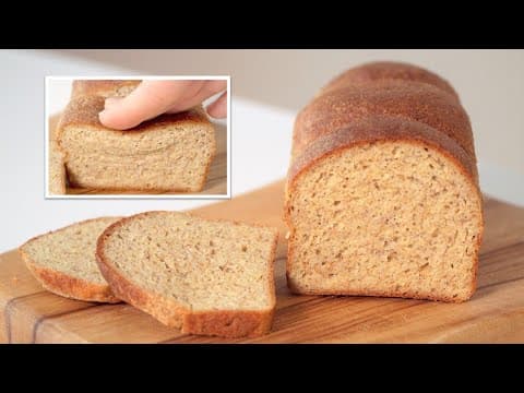 [초간단] 노밀가루, 절대 살안찌는 식빵
