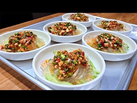 우뭇가사리무침은 이 방법이 가장 맛있고 깔끔합니다