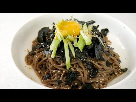 들기름막국수 더워서 입맛 없을때 슥~비벼서~ 시원하고 고소한 비빔국수