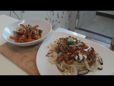 강슆 :)백종원 레시피 /  정말 맛있을까? 백종원 중식만능소스 ~ 삼겹살 볶음 & 콩나물찜 만들기