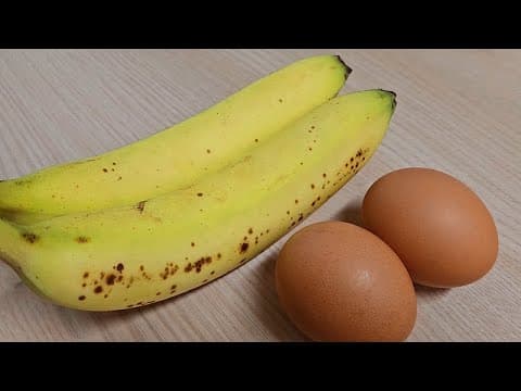 밥대신 저녁은 바나나와 달걀로 이렇게 드세요🍌든든하고 속편하며 불면증에도 좋다고 합니다😋