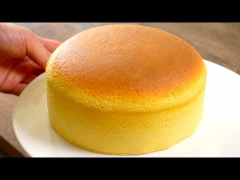 입에서 사르르 녹는 치즈 수플레 케이크🧀 부드럽고 정말 맛있어요!