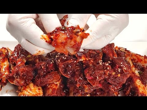 지금이 제철~"이것" 보이면 당장 사오세요❗쫀득쫀득 매콤 달콤 양념게장 만들기