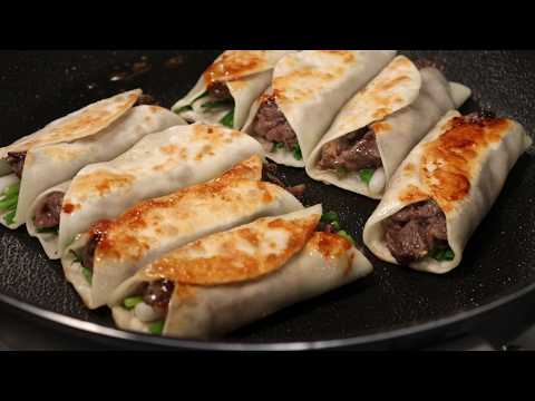 손님들이 감동한 만두전! 겉은 바삭바삭~ 이렇게 쉽게 만들어도 맛있다고 온 동네 소문이 자자해요