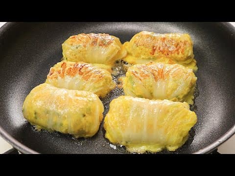 배추와 두부를 이렇게 드세요! 아삭쫄깃 단백질 가득 든든한 한끼가 완성됩니다👍💯