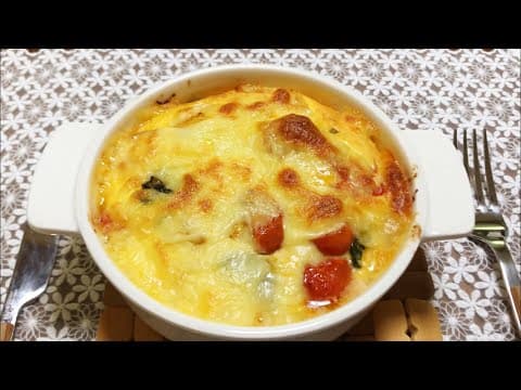 이탈리아 계란찜 프리타타 만들기 - 프리타타 오븐으로 만드는법
