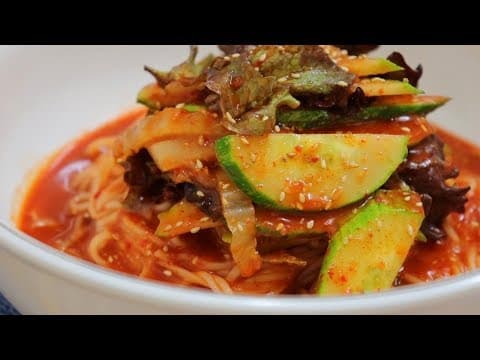 줄서는~ 망향 비빔국수 만들기. 양념장 맛있습니다. [식당 레시피]