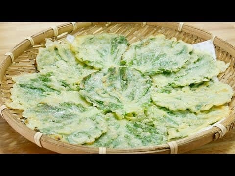 배추전 ( Cabbage Pancakes )