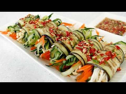 살 걱정 no! 맛있는 다이어트 가지말이