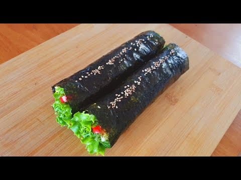 김밥을 이렇게 먹으면 배도 부르고 살도 빠져요!! 아삭하고 담백하고 영양 가득한 한끼가 완성됩니다👍💯