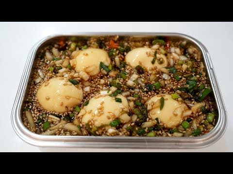 (딸이 해주는 요리) 장조림보다 맛있는 바로 먹는 초간단 계란장🥚 ( korean food soft boiled eggs soy sauce ENG SUB )
