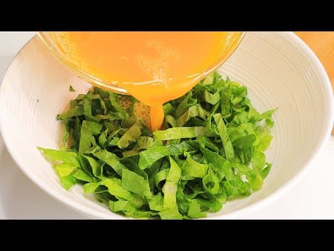 상추에 계란을 부으세요! 간단하고 영양가득한 상추 계란 요리 2가지👍💯