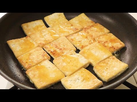두부를 이렇게 드세요! 쫄깃 고소하고 감칠맛 있는 두부 요리👍💯