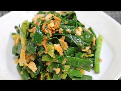 참쉬운 레시피] 달큰하고 상큼한~  풋마늘무침 만드는법!! 봄기운을 느껴보세요. [강쉪]