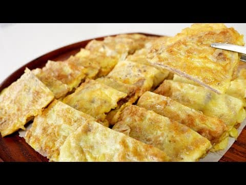 김치랑 같이 구우면 명절육전 느끼함 싹 잡아줍니다! 신세계를 맛보는 소고기육전 tip!