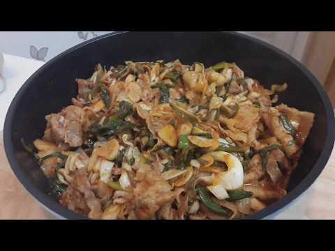 강슆 :) 백종원 레시피 / 정말 맛있을까? 대패 삼겹살 두르치기 만들기~