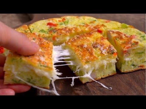 노 오븐! 반죽은 5분이면 완성! 영양만점 야채빵 만들기!