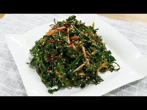 냉이무침 ( Shepherd's purse side dish )