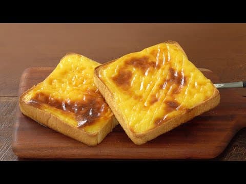 계란 없이, 우유로 쉽고 맛있는 토스트 만들기 :: 우유크림 토스트 :: 식빵요리 :: Milk Cream Toast, Bread Recipe