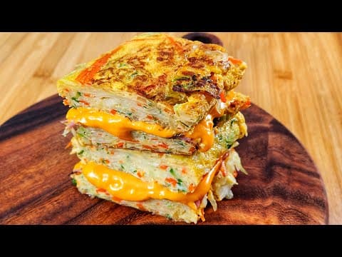 양배추 "이렇게" 먹었더니 살이 쭉쭉 빠져요💥No밀가루 양배추 토스트~💯맛이 기가 막혀요