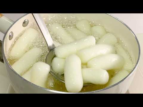 감자만으로 떡볶이가 가능해요/ 쫀든 탱글 한 감자 기름떡볶이