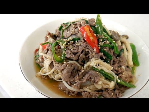'소불고기' 를 부담없는 가격 수입고기로 하지만! 국산 뺨치게 맛있게 만드는 레시피