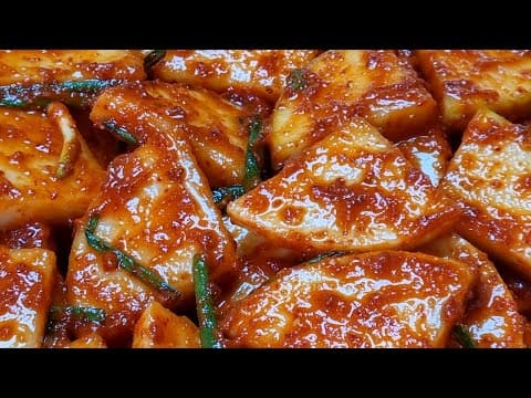 가을석박지에 '이것'  넣으면 아삭아삭 끝내줍니다