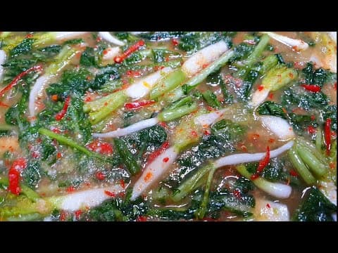 열무물김치 이렇게 담가야 최고의 맛! 먹어보면 그 맛을 잊을수가 없습니다♥