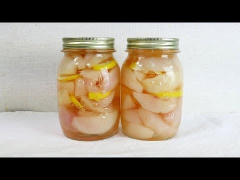 달콤한 ~ 복숭아 통조림 백도 만들기