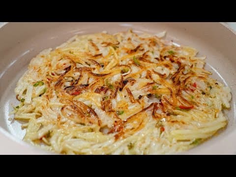 소화가 잘되는 무채전! 무우전인데 감자전만큼 바~삭하고 맛있어서 놀라요