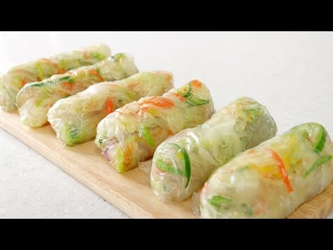 양배추 라이스페이퍼에 싸서 먹으면 다이어트 걱정은 no 👍