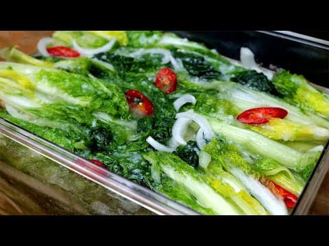 열무물김치도 울고갈 맛, 얼갈이 백김치가 이렇게 맛있다니  놀랍습니다