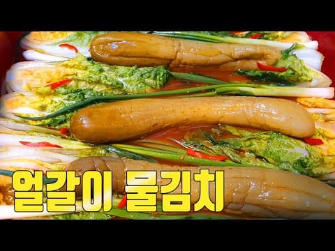 줄서서먹는 대박집 얼갈이 물김치는  이렇게 담가야 인정받습니다