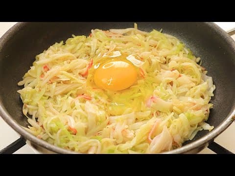 아침에 양배추와 계란을 이렇게 드세요! 속편하고 영양가득한 한끼가 완성됩니다👍💯
