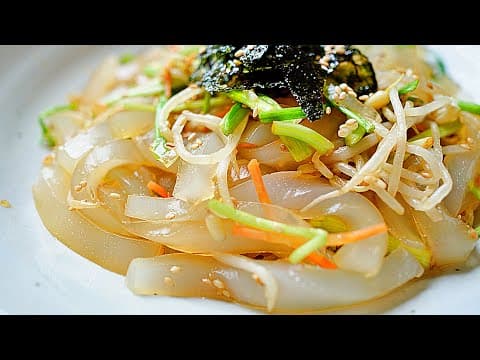 왜 이제 알았을까!! 너무 만들기 쉬워요~ 입맛없는 요즘에는 요게 딱👌 다이어트에도 좋은 [청포묵 무침]