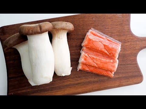 새송이 버섯 있으세요? 굽지 말고 꼭 이렇게 요리해보세요! 자주 드시게 될거에요