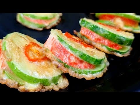 평생 기억하고 싶은 요리, 크래미 애호박전