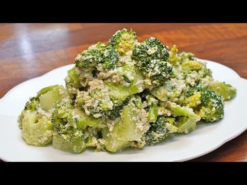 밥대신 브로콜리를 이렇게 먹으면 뱃살이 쭉쭉 빠져요! 브로콜리 두부 샐러드 만드는 법